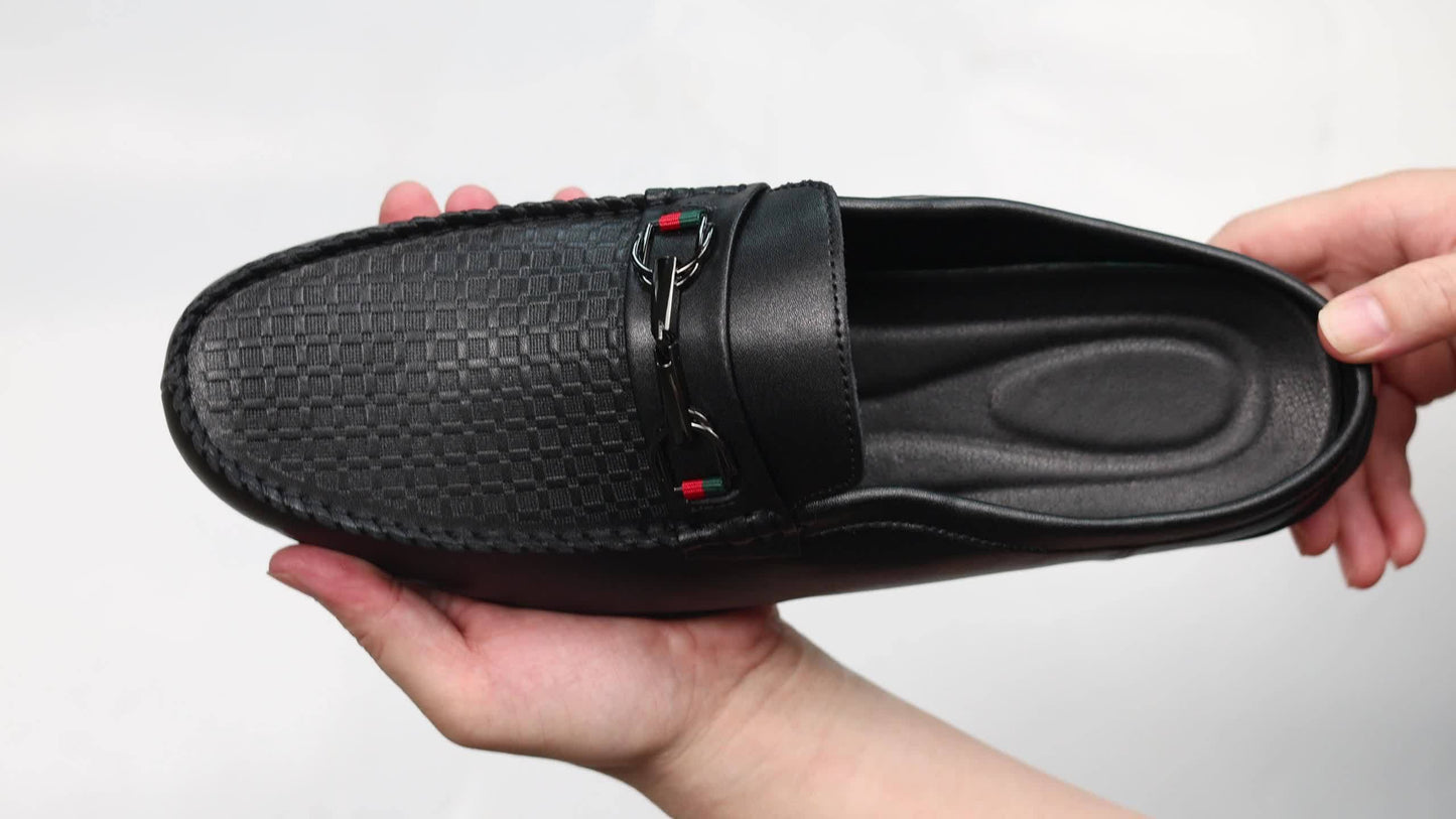 Caelric™ Zapatos Mule Retro para Hombre con Diseño Abierto y Máxima Comodidad