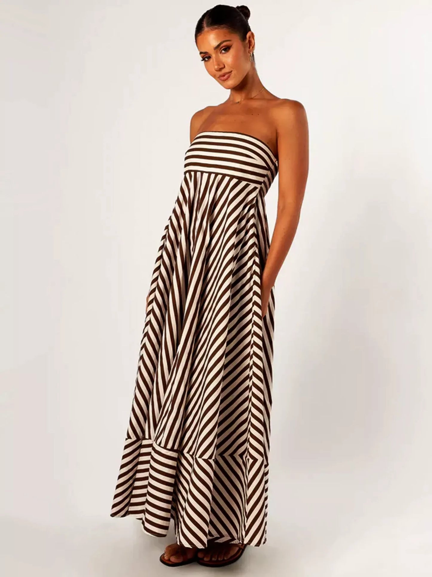 Joreva™ Vestido Maxi Elegante para Mujer con Caída Fluida