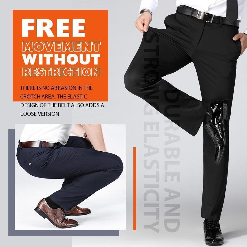 Quavero™ Pantalón clásico para hombre con alta elasticidad
