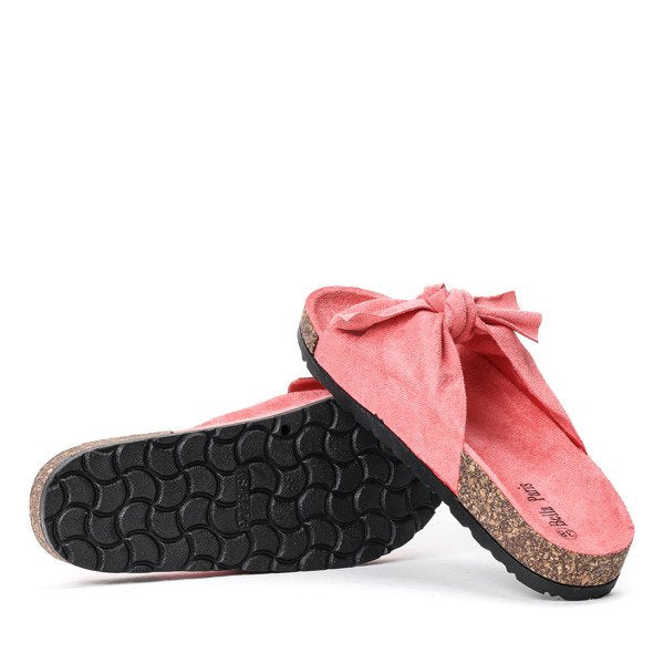 Isla™ Chanclas Rosas para Mujer con Lazo y Estilo Veraniego