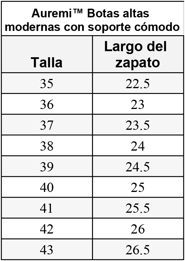 Auremi™ Botas altas modernas con soporte cómodo