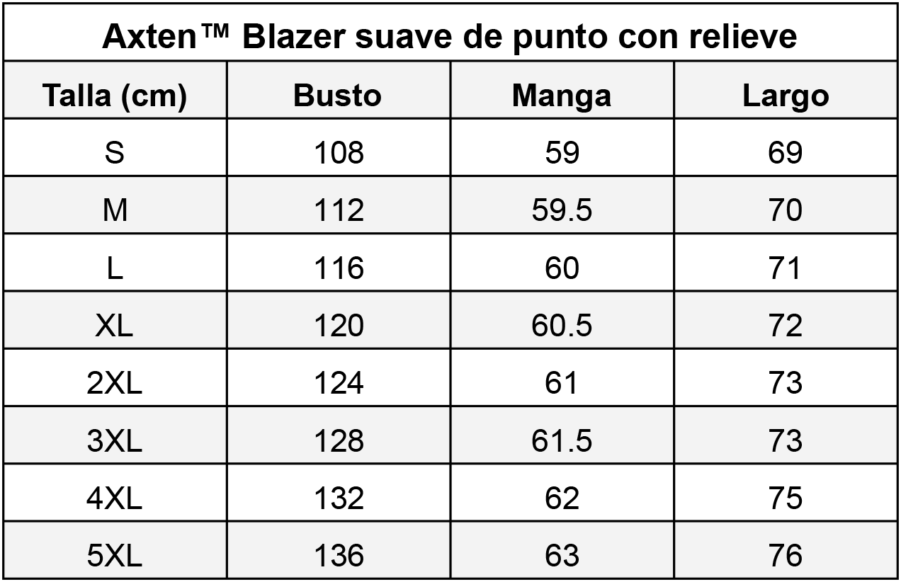 Axten™ Blazer suave de punto con relieve