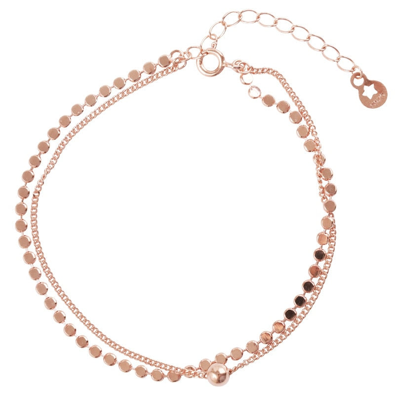 Siennae™ Pulsera Doble en Capas con Diseño Elegante y Ajuste Delicado