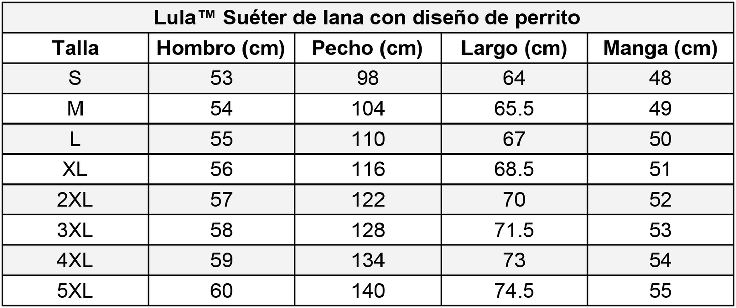Lula™ Suéter de lana con diseño de perrito