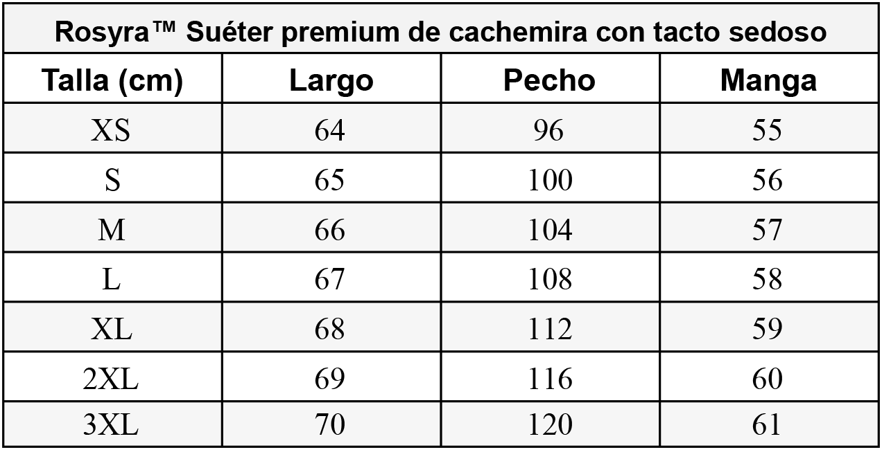 Rosyra™ Suéter premium de cachemira con tacto sedoso