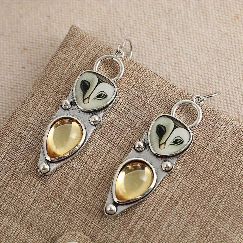 Runa™ Pendientes Colgantes de Búho - Sin Níquel para Oídos Sensibles