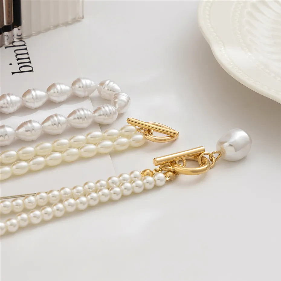 Una™ Collar Perla Infinity