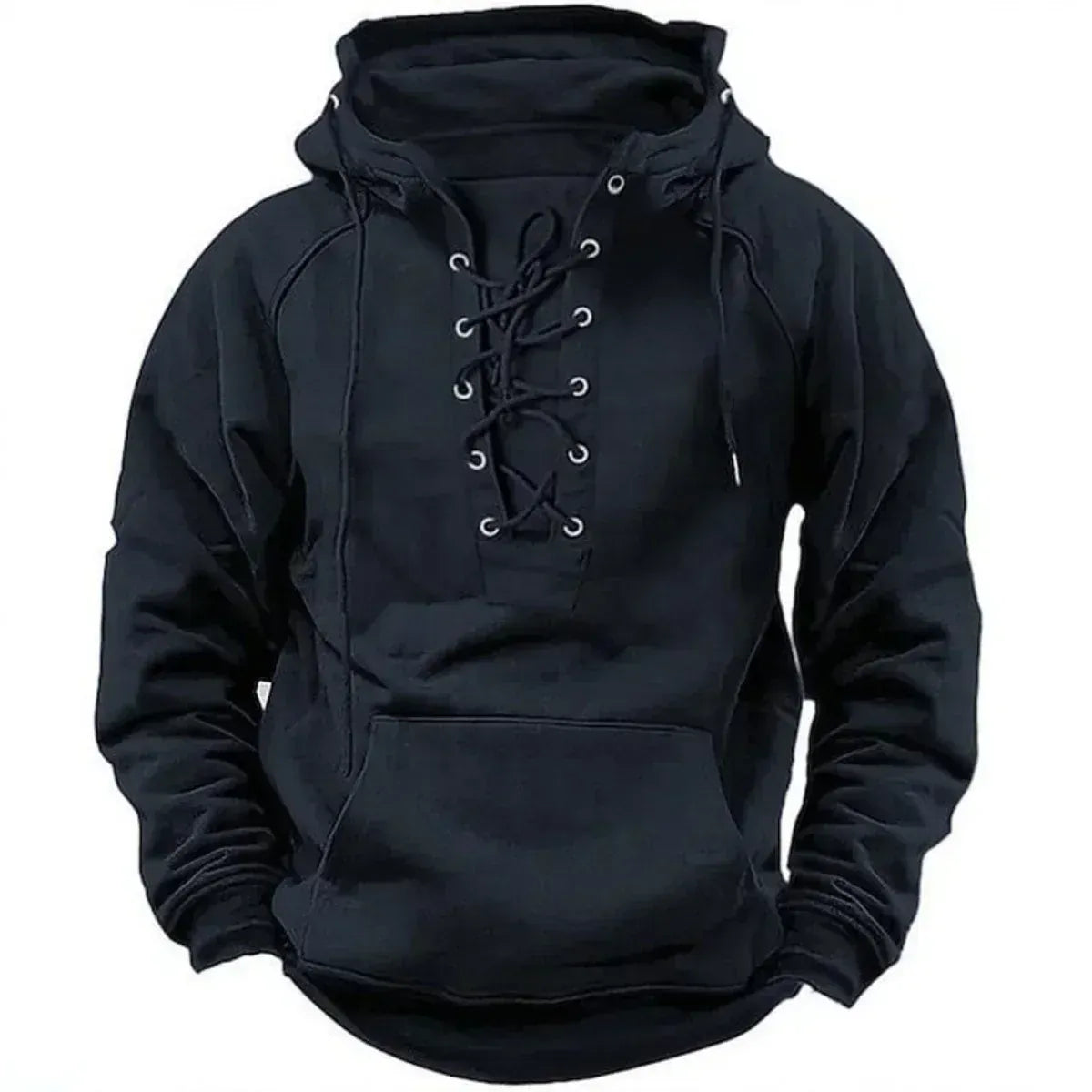 Kelvane™ Sudadera con Capucha Estilo Vikingo para Hombre