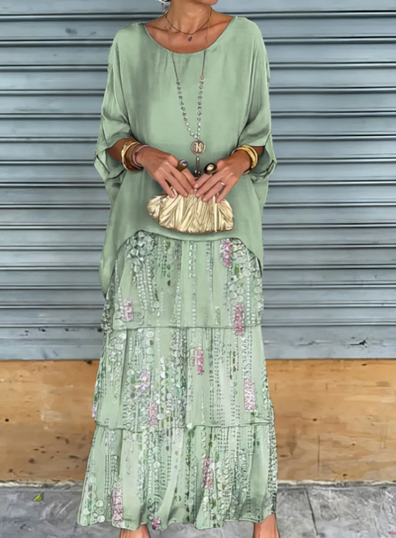 Quivira™ Vestido Maxi Fluido Elegante para Mujer con Caída Ligera