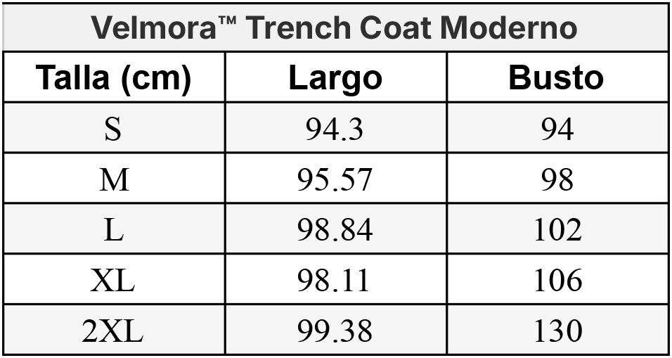 Velmora™ Trench Coat Moderno