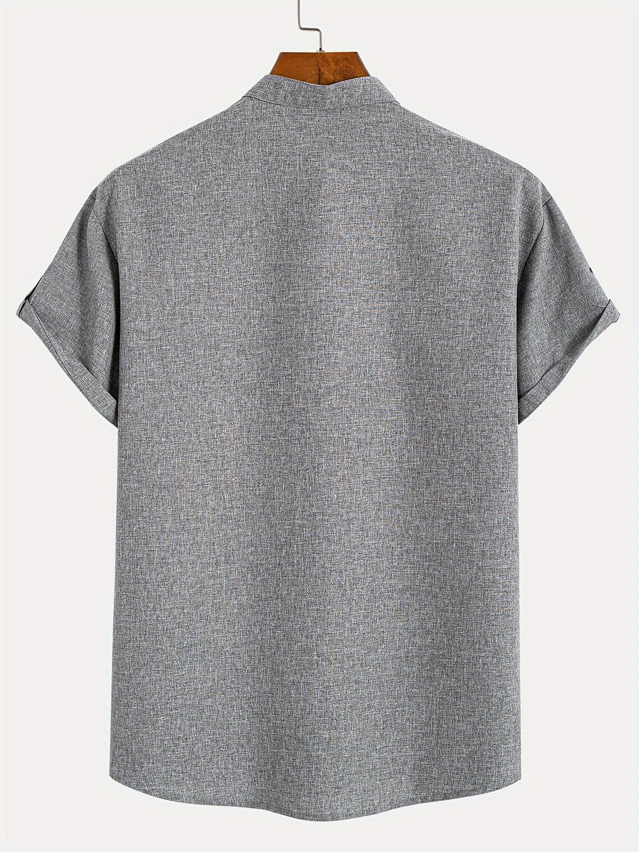 Hayes™ Camisa elegante de manga corta y cuello alto