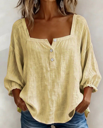 Zella™ Blusa Elegante de Corte Fluido y Estilo Sofisticado