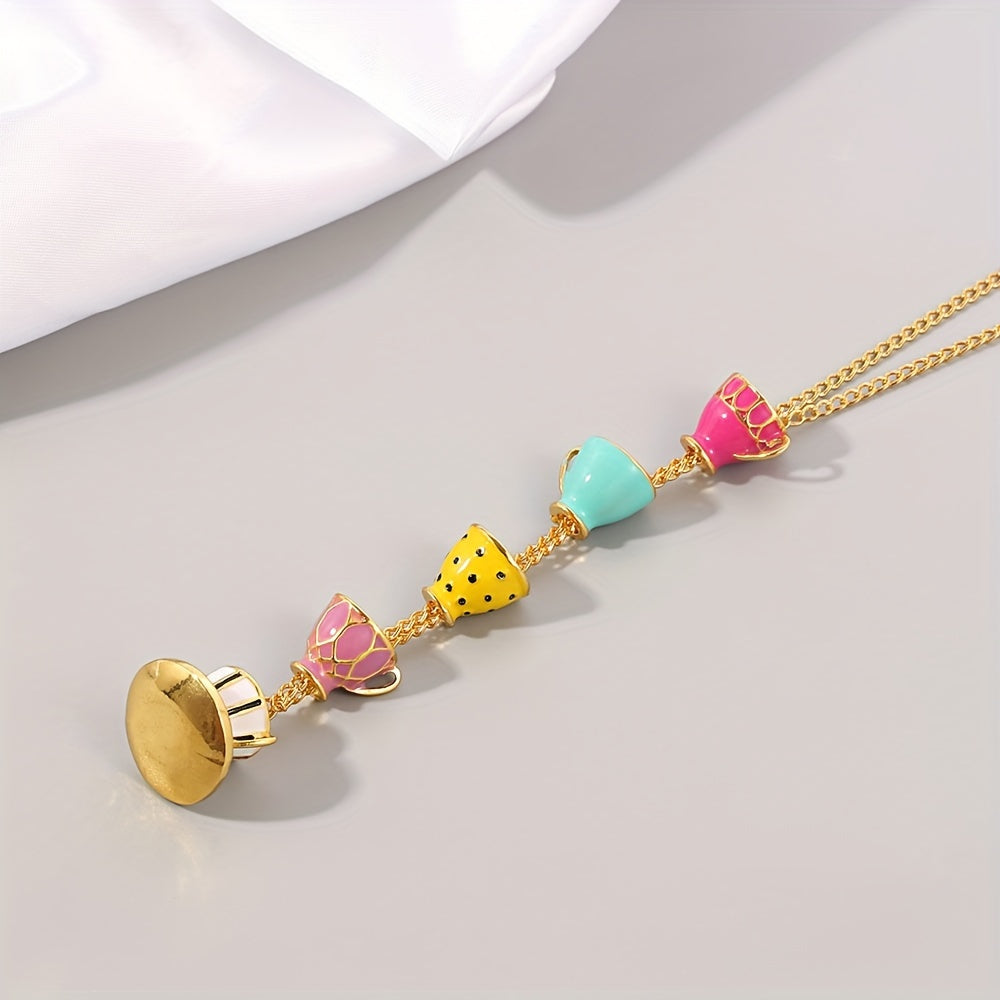 Quessia™ Collar de Tazas de Té del Jardín