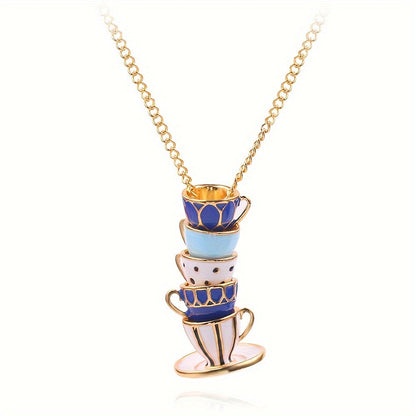 Quessia™ Collar de Tazas de Té del Jardín