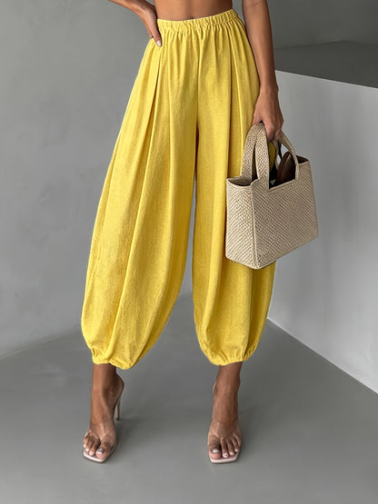Harlyn™ Pantalones Harem de Corte Suelto y Estilo Relajado