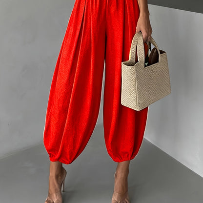 Harlyn™ Pantalones Harem de Corte Suelto y Estilo Relajado