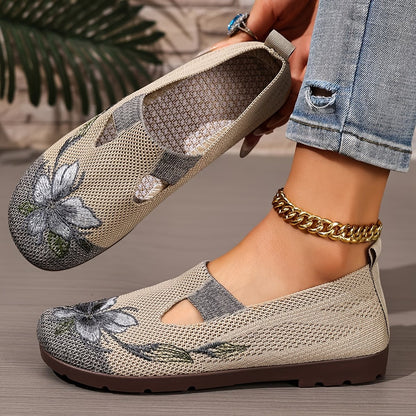Liora™ Zapatos de mujer, transpirables, estéticos con bordado