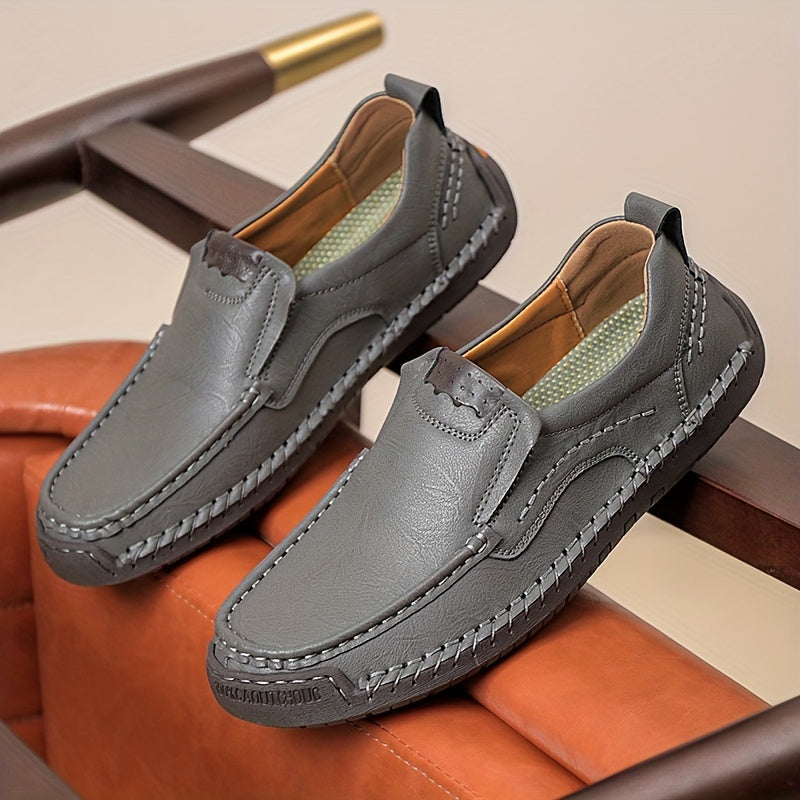 Zorvik™ Mocasines Británicos para Hombre con Costuras Artesanales y Suela Antideslizante