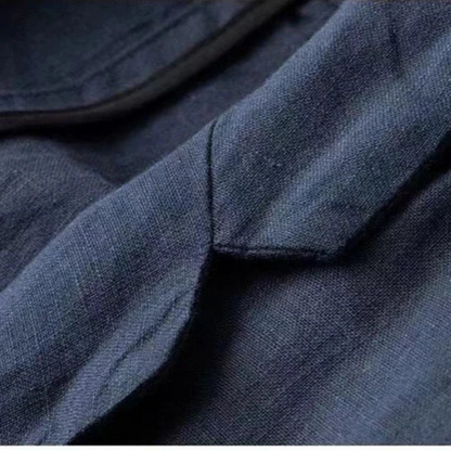 Montiero™ Conjunto de lino cómodo y transpirable para hombre