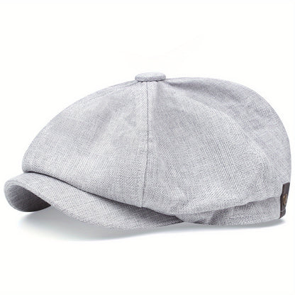 Havron™ Gorra Octagonal de Estilo Británico para Hombre