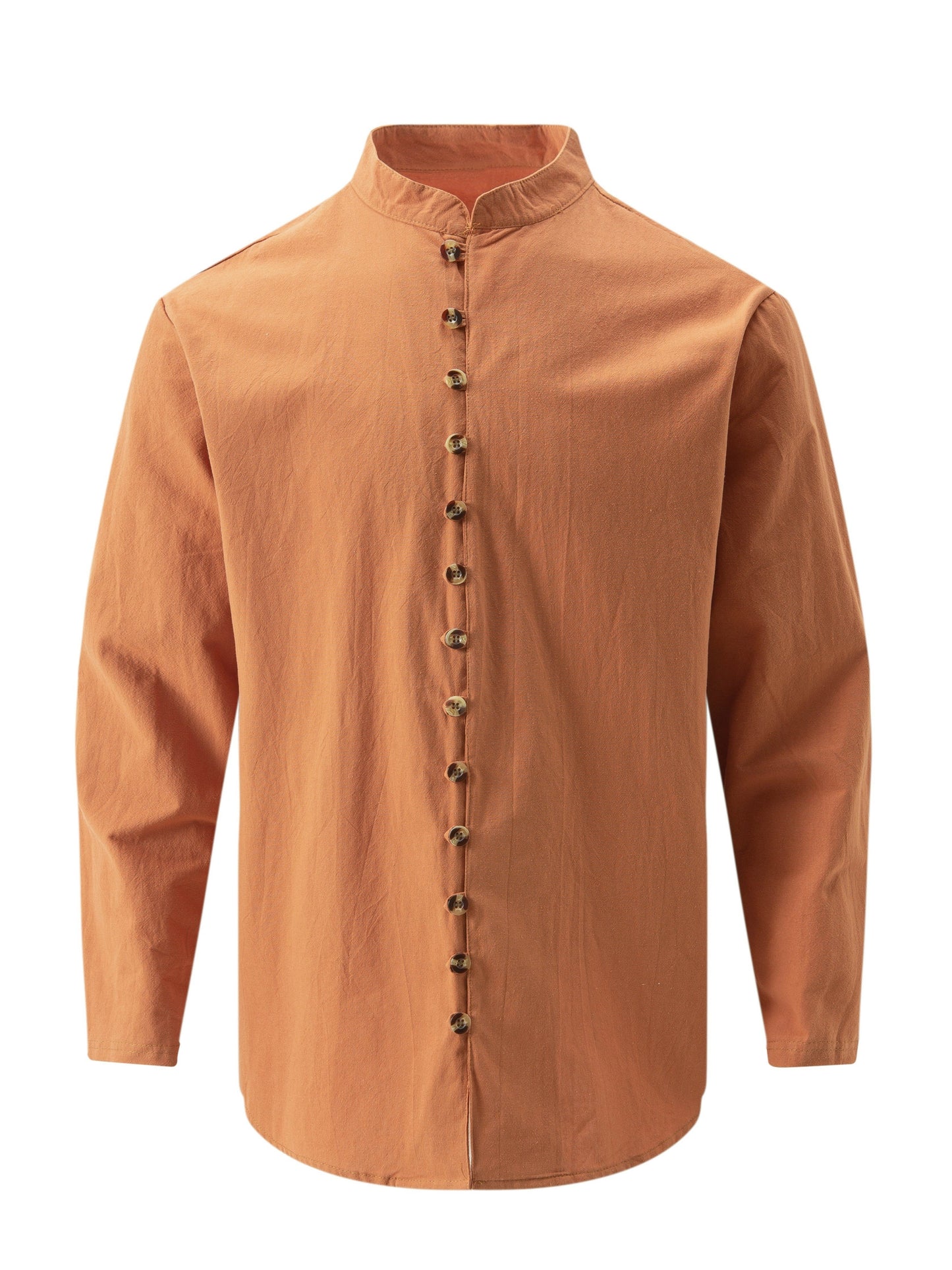 Haviron™ Camisa Retro para Hombre de Manga Larga y Corte Suelto