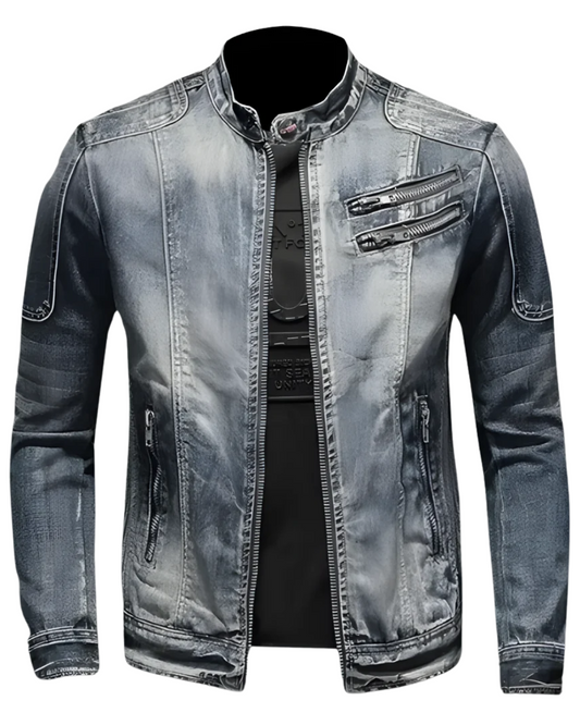 Lucerra™ Chaqueta de Mezclilla Premium de Estilo Clásico Masculino