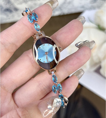 Doreya™ Reloj de pulsera para mujer con zirconias de colores