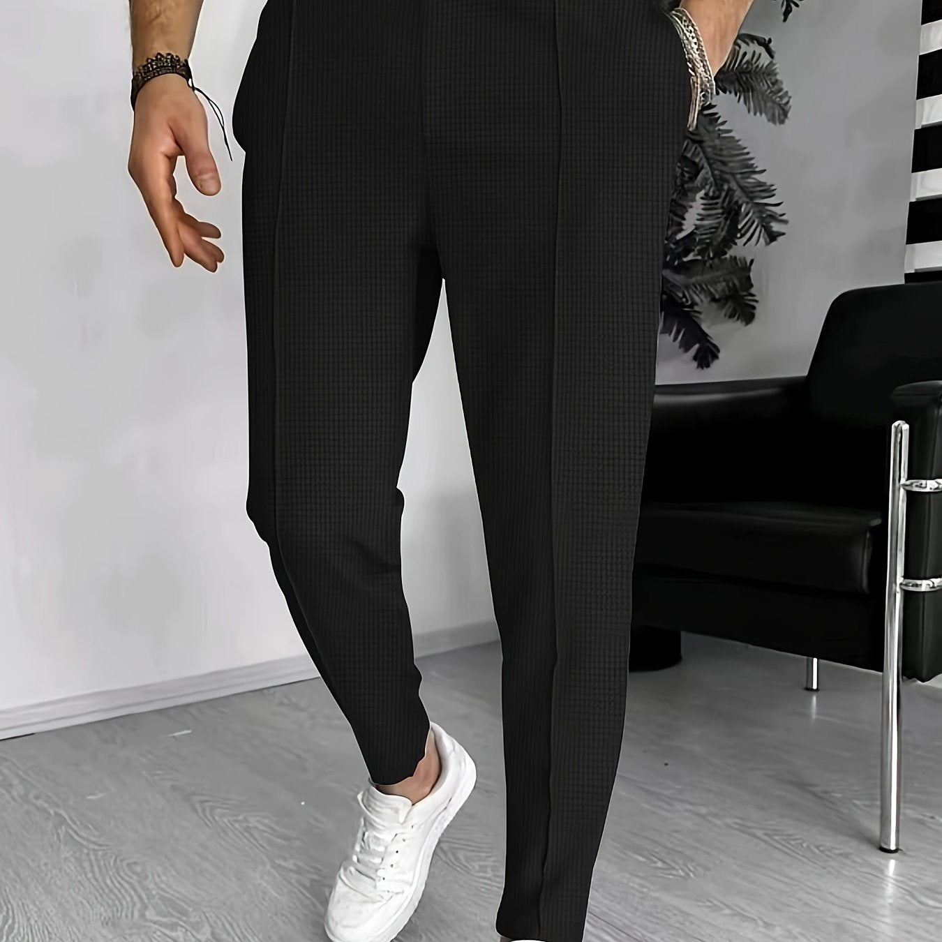 Yaxolt | Pantalón Texturizado de Corte Relajado con Máxima Comodidad