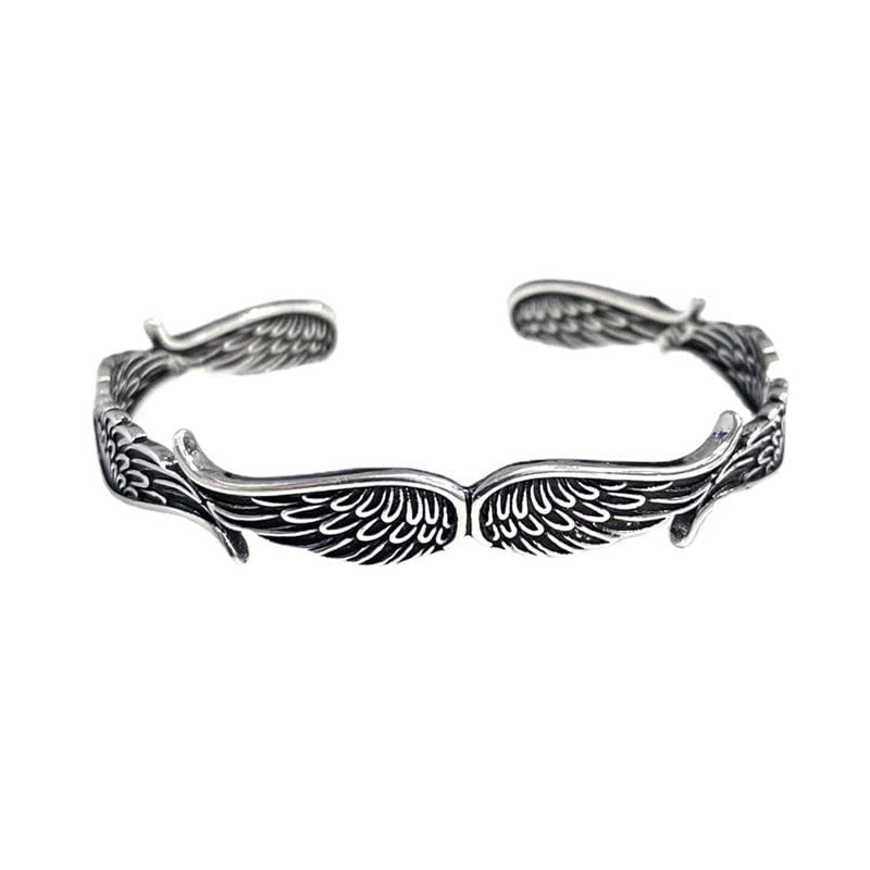 Celestium™ Pulsera Vintage con Alas de Ángel en Plata