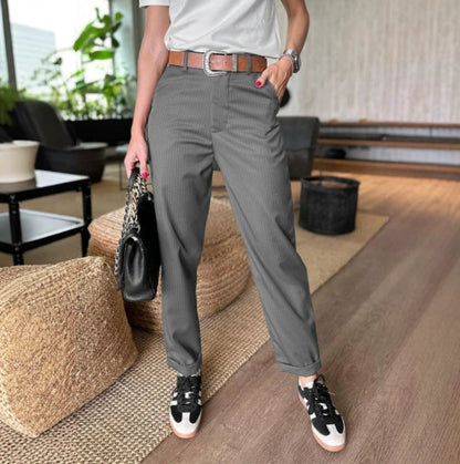 Xavielle™ Pantalón Recto de Estilo Moderno para Mujer