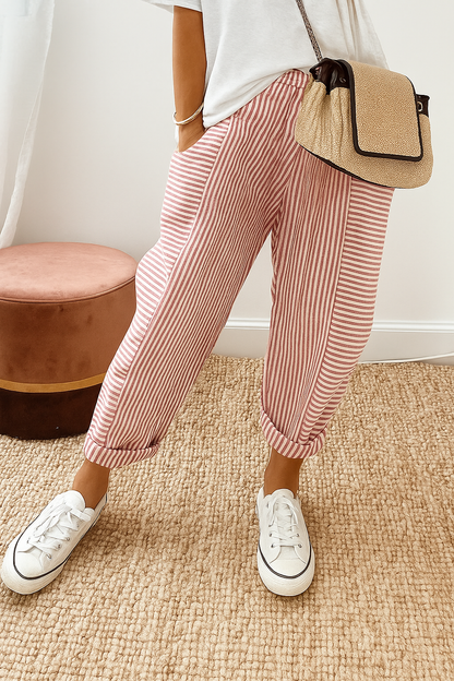 Luma™ Pantalones de Algodón y Lino Transpirables
