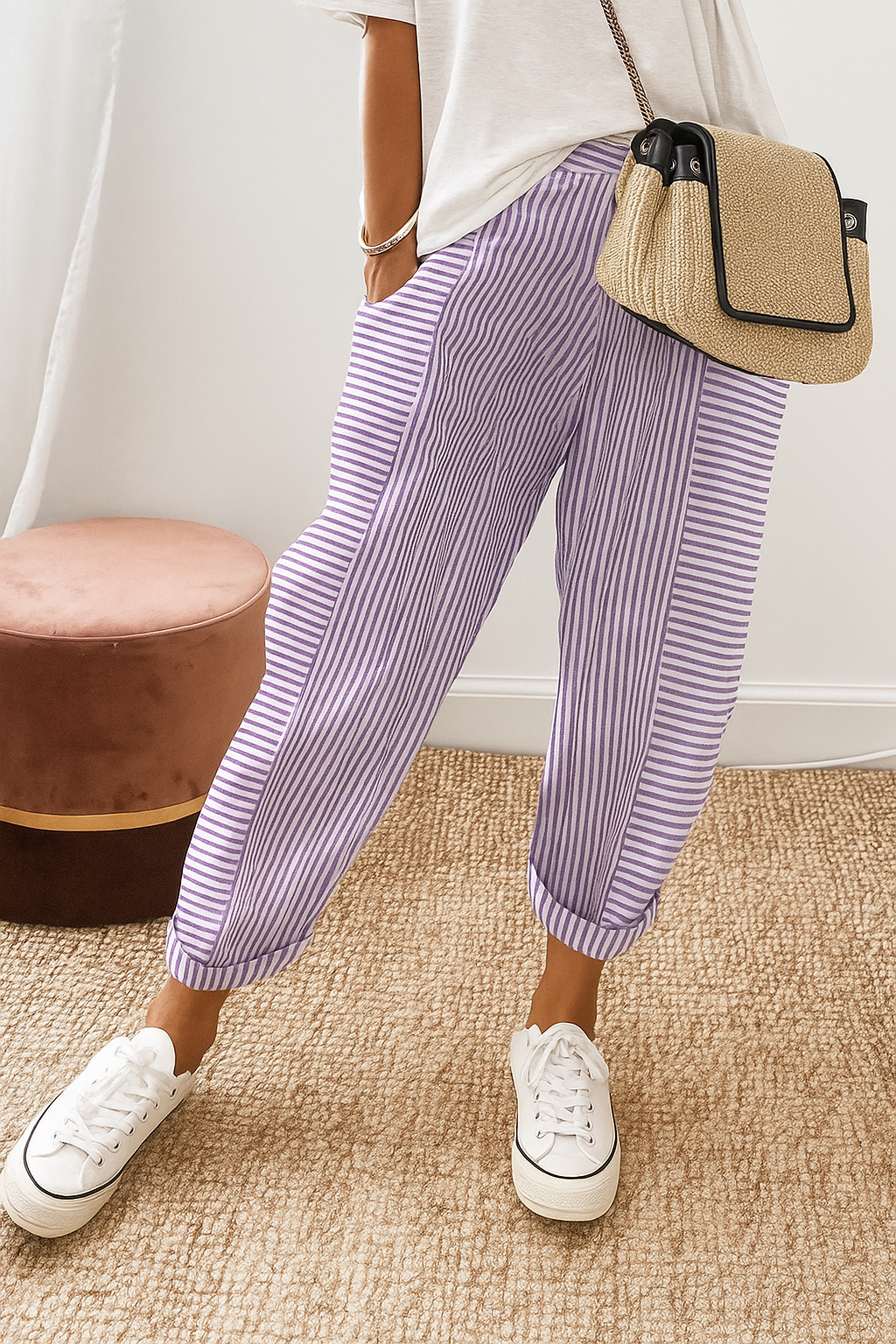 Luma™ Pantalones de Algodón y Lino Transpirables