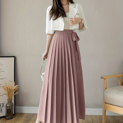 Caexine™ Pantalón de Pierna Ancha con Pliegues y Corte Elegante