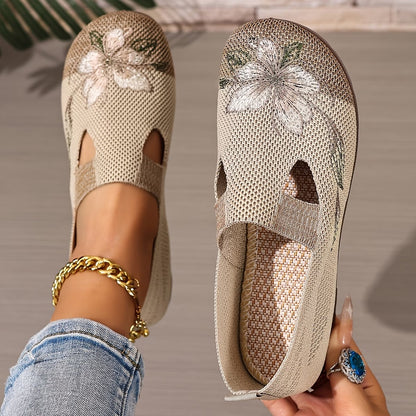 Liora™ Zapatos de mujer, transpirables, estéticos con bordado