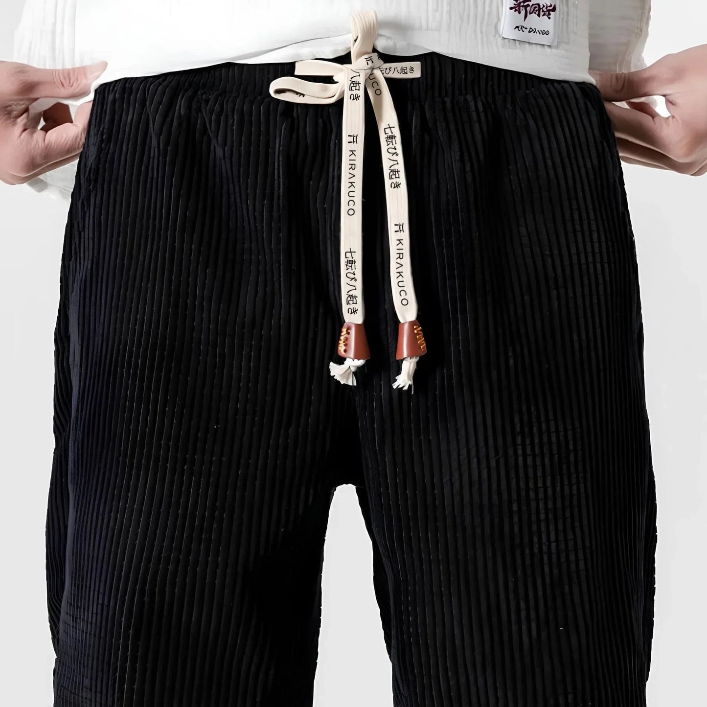 Jovaro™ Pantalones Terciopelo Textura Rica