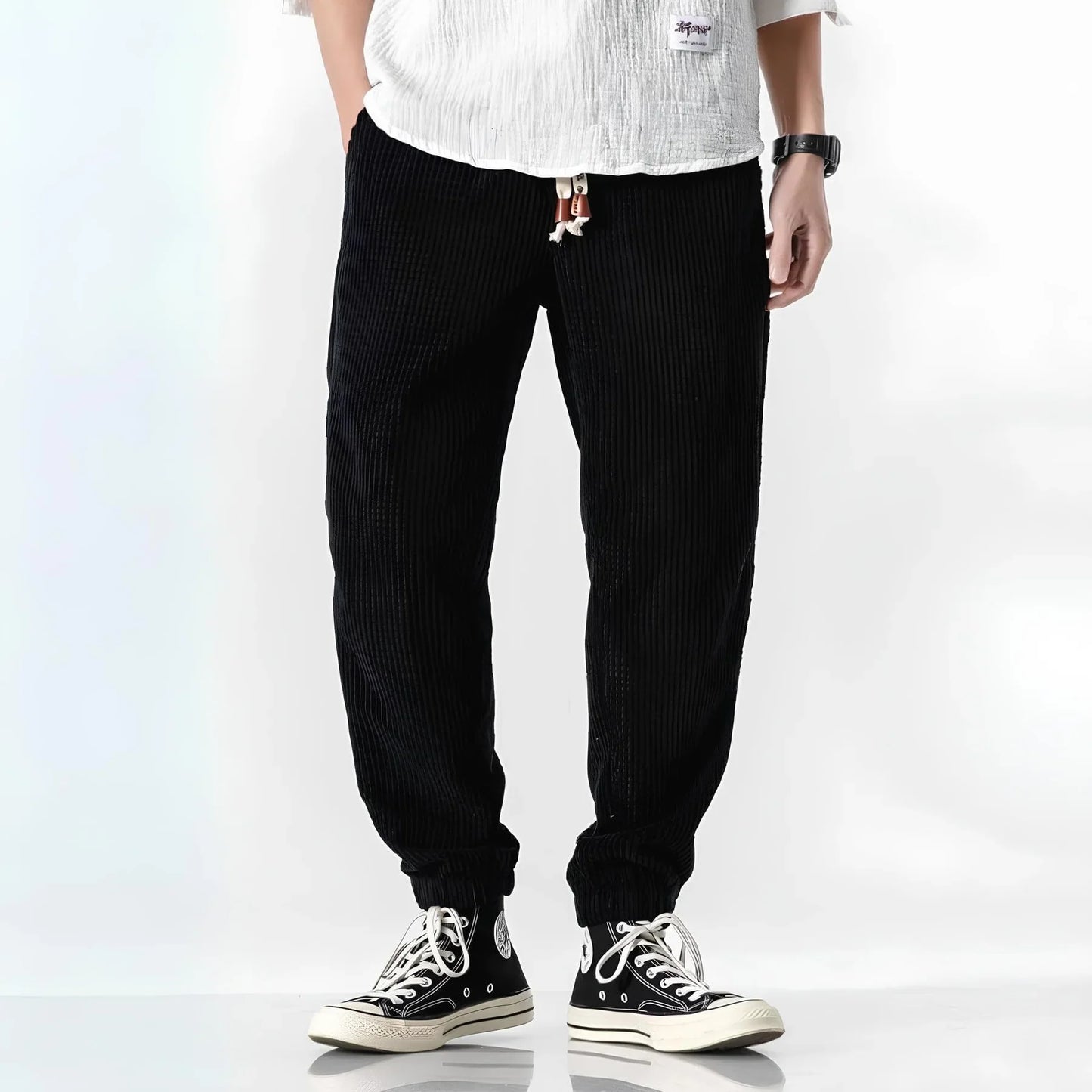 Jovaro™ Pantalones Terciopelo Textura Rica