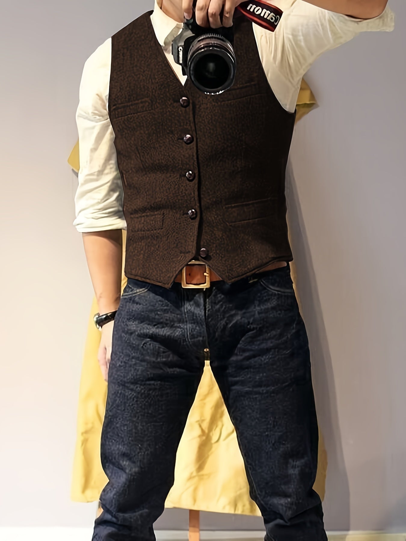 Zoltan | Chaleco Vintage de Espiga con Estilo Clásico y Elegancia Atemporal