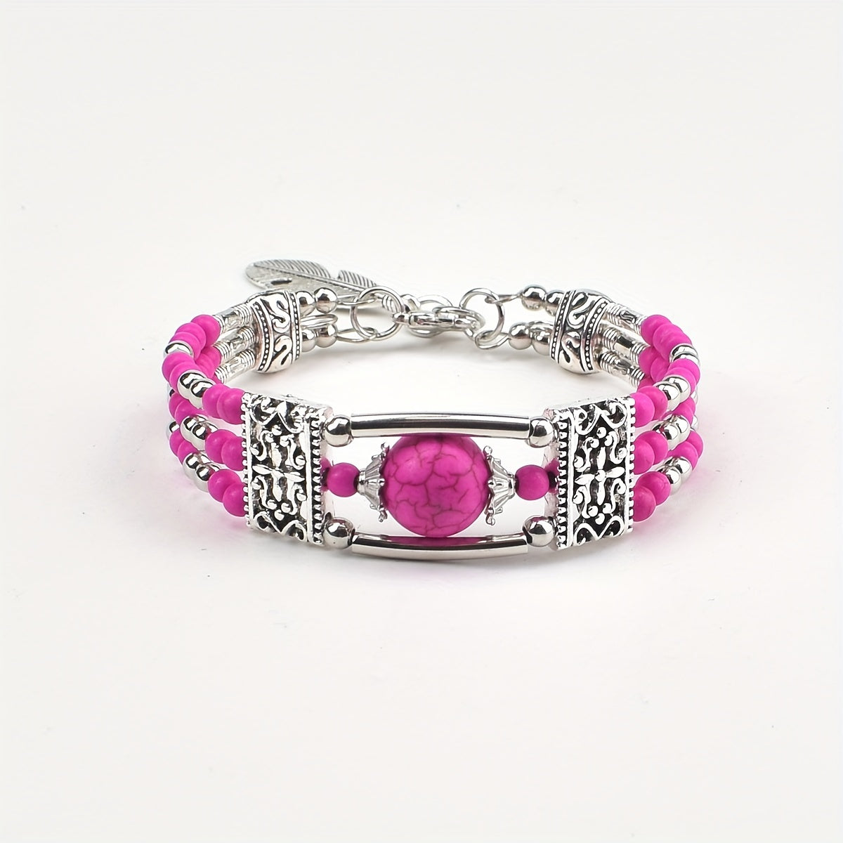 Jessae™ Pulsera de Piedras Naturales con Estilo Artesanal y Energía Natural
