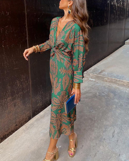 Elinorix™ Vestido Midi Elegante con Diseño Atemporal