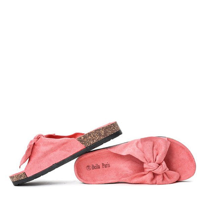 Isla™ Chanclas Rosas para Mujer con Lazo y Estilo Veraniego