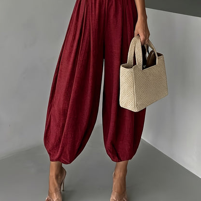 Harlyn™ Pantalones Harem de Corte Suelto y Estilo Relajado