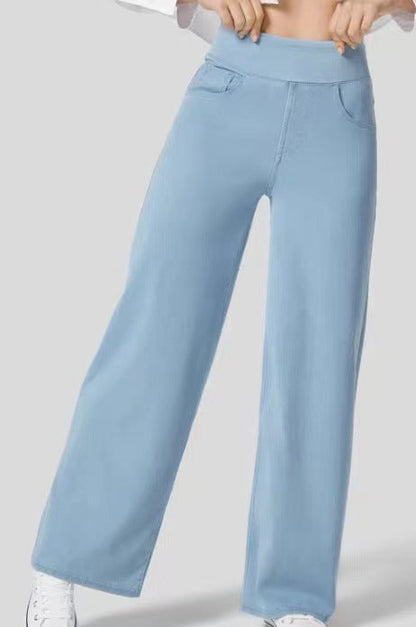 Karellea™ Jeans Pierna Ancha Cintura Alta Stretch