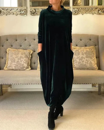 Lunarae™ Vestido Femenino Clásico de Caída Fluida