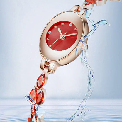 Doreya™ Reloj de pulsera para mujer con zirconias de colores