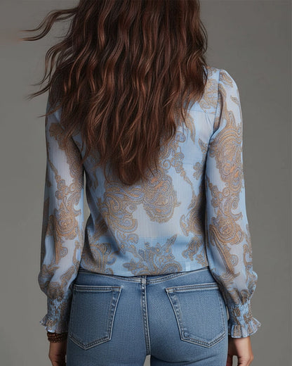 Arden™ Blusa Elegante con Media Cremallera y Corte Moderno