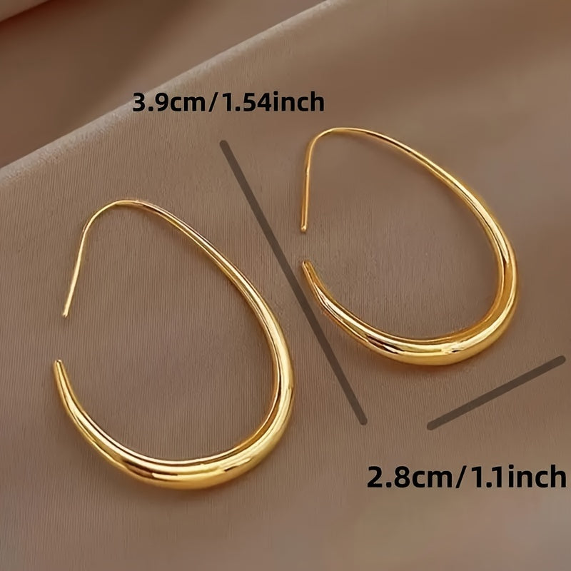 Raya™ Aretes Minimalistas de Gota con Diseño Elegante