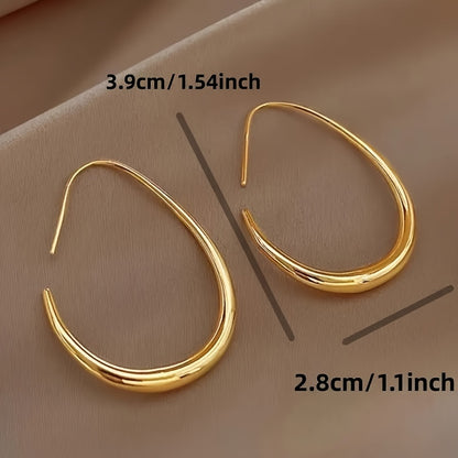 Raya™ Aretes Minimalistas de Gota con Diseño Elegante
