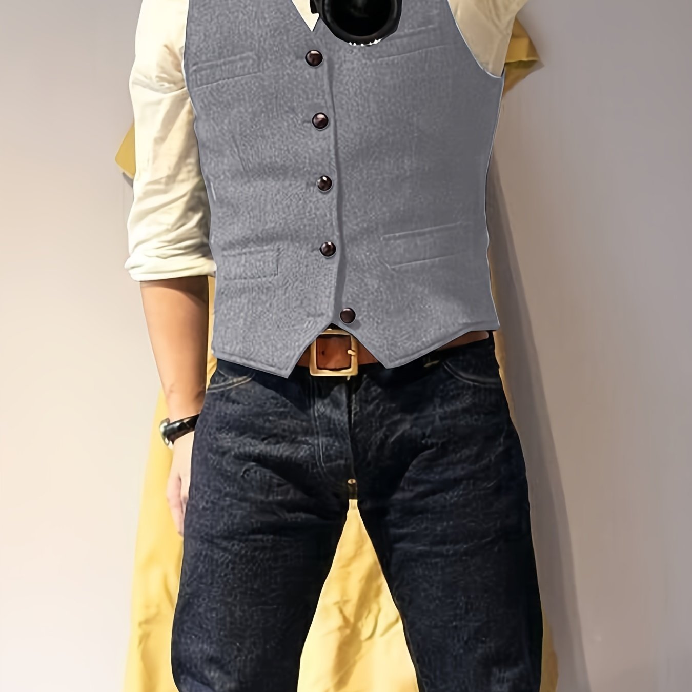 Zoltan | Chaleco Vintage de Espiga con Estilo Clásico y Elegancia Atemporal