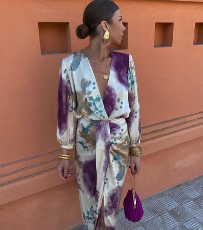 Willow™ Vestido Elegante con Escote en V