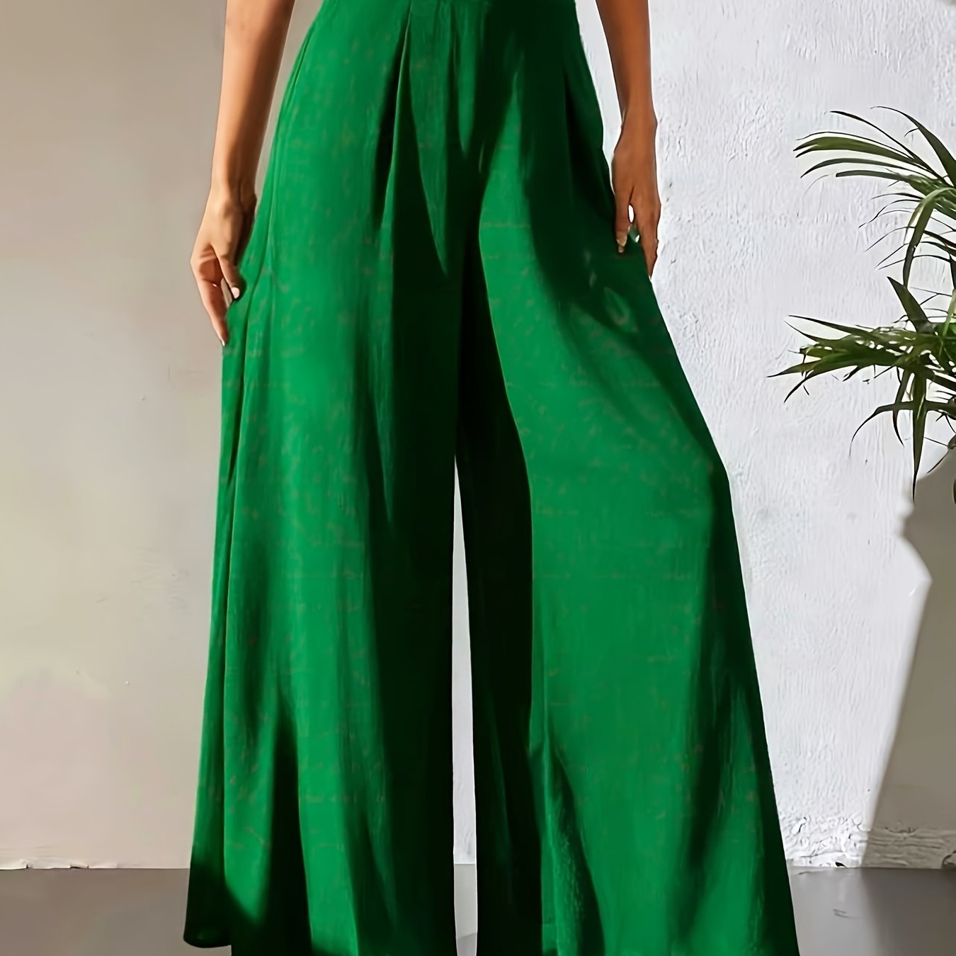 Tuvenyx | Pantalón de Pierna Ancha con Cintura Elástica y Caída Fluida